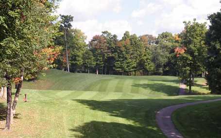 A view of a fairway at Wicked Woods Golf Club