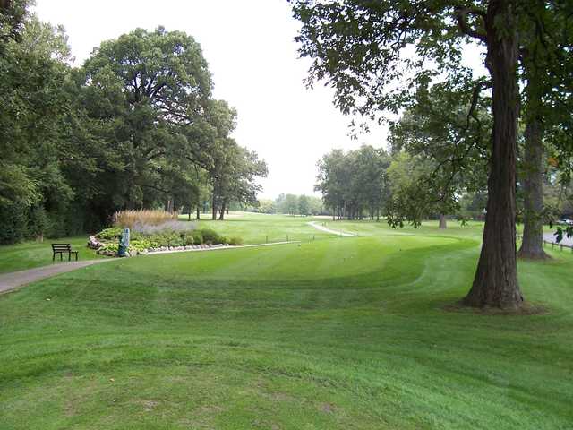 A view from tee #18 at Deerfield Golf Club