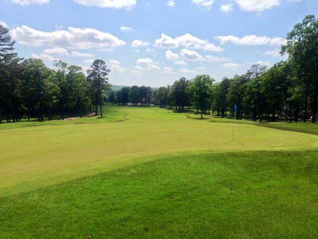 A view of a green at Greystone Country Club