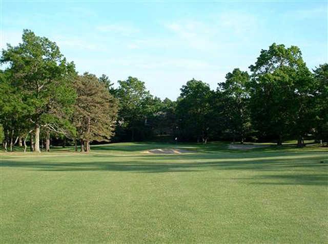 A view from a fairway at Kings Crossing Golf Club