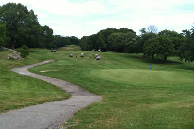 A view of a hole at Valley Country Club