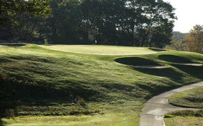 A view of a green at Agawam Hunt Club