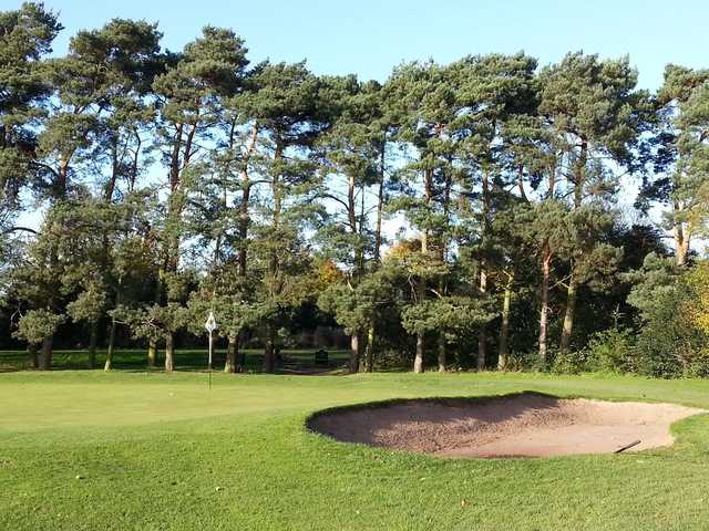 A view of the 6th green at Ruddington Grange Golf Club