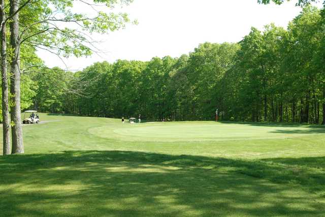 A view of a green at Elmridge Golf Club