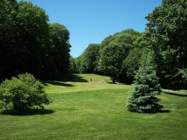A view of a green at Melody Hill Golf Course