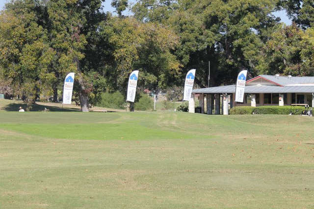 A sunny day view from Riverside Golf Course