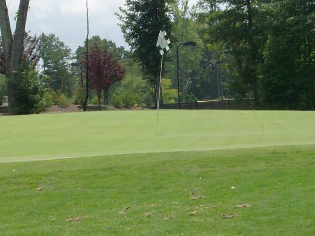 A view of hole #18 at Westport Golf Course