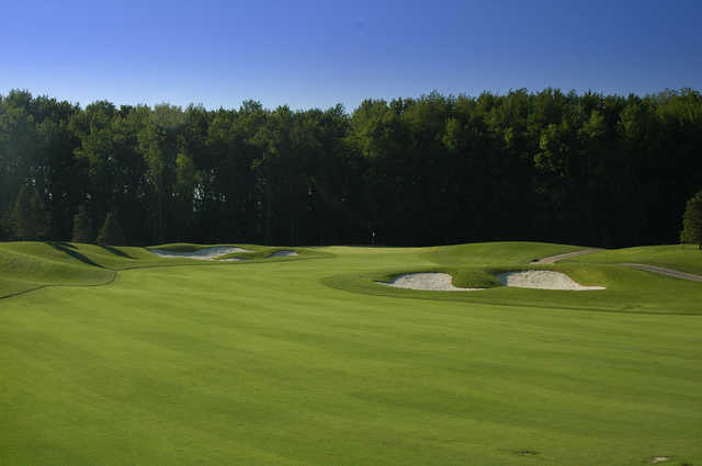 A view from fairway #2 at RedCrest from Cardinal Golf Club