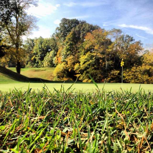 A view of the 4th green at Water Gap Country Club