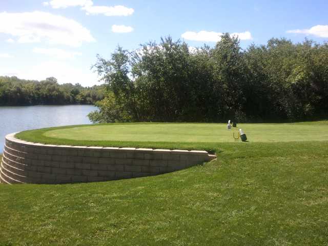 A view of a tee at Steeple Chase Golf Club