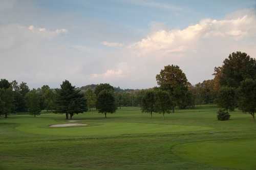 A view of the 15th green at Uniontown Country Club