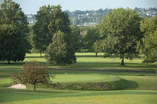 A view of the 3rd green at Uniontown Country Club