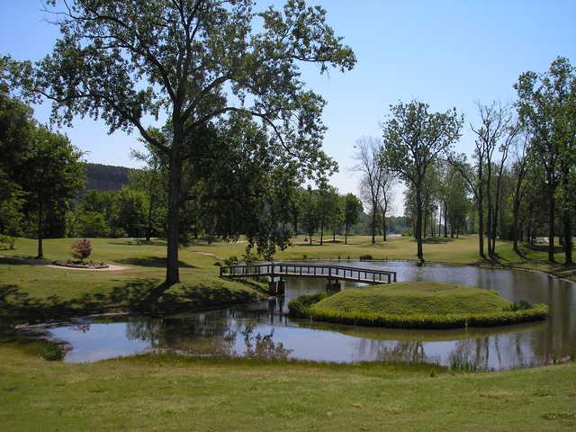 A view from Rebsamen Park Golf Course