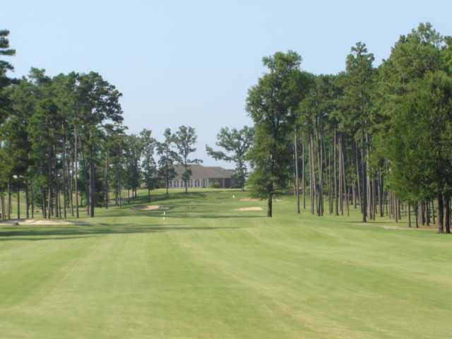 A view from a fairway at Country Club of Arkansas