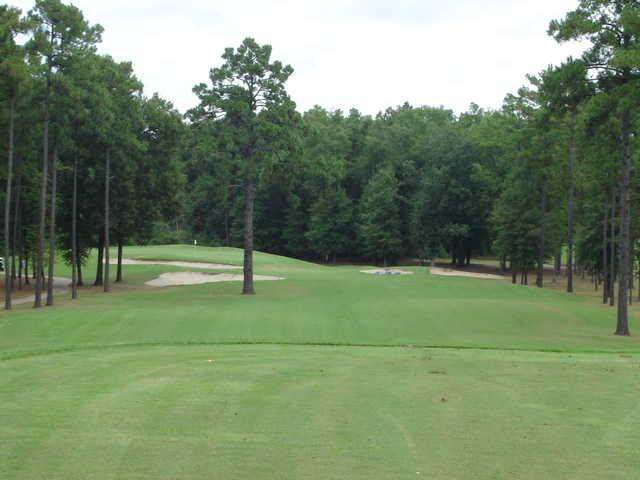 A view of the 10th green at Country Club of Arkansas