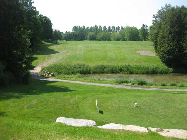 A view from a tee at Newcastle Golf Course