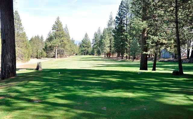 A view from a tee at Ponderosa Golf Course