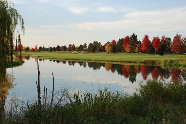 A view of fairway #9 at BanBury Golf Club