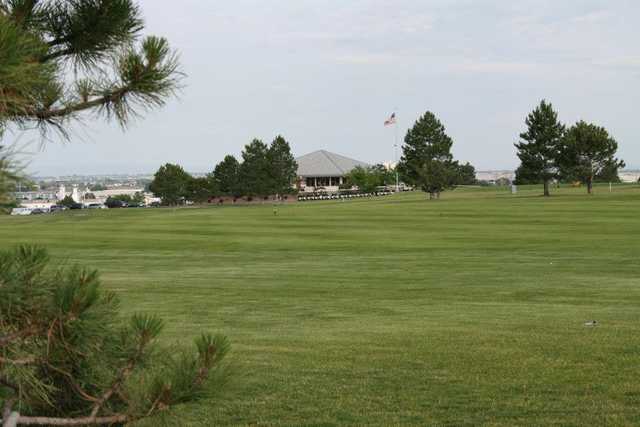 A view of a fairway at Centennial Golf Course