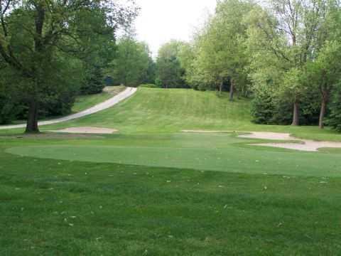 View of a green and fairway at Tamaracks Golf Course
