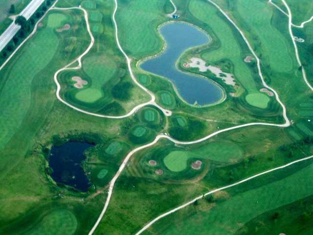Aerial view of the Wildwinds Golf Links