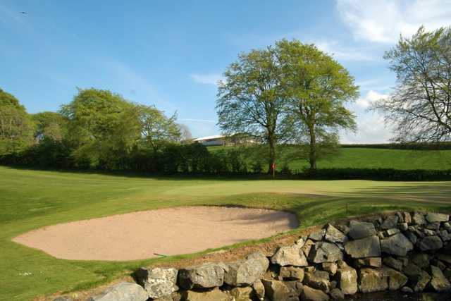 A view of the 3rd green at Ballyclare Golf Club