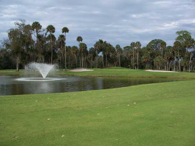 A view of the 5th green at North from Daytona Beach Golf & Country Club