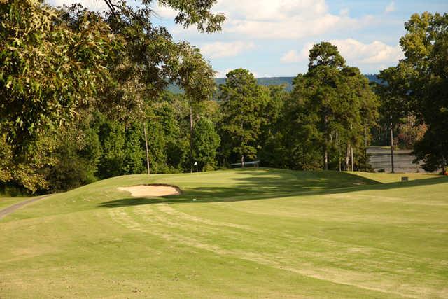 A view from fairway #2 at Lake Course from Goose Pond Colony Resort