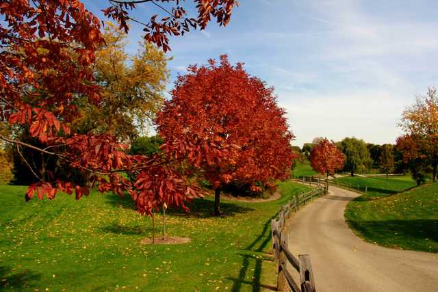 A fall view from Park Hills Golf Club