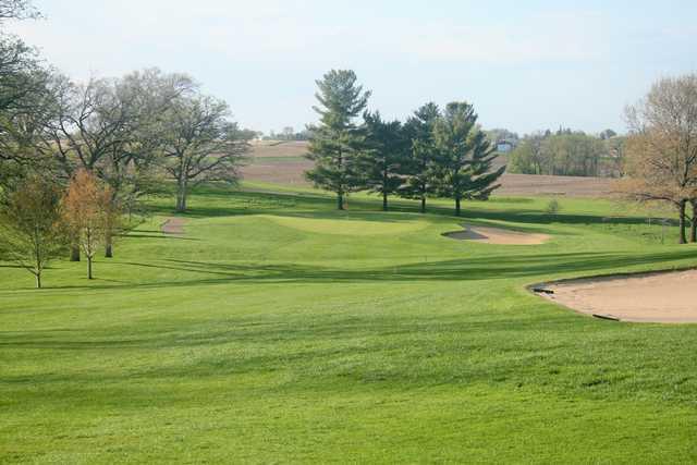 A view of the 12th green at West from Park Hills Golf Club