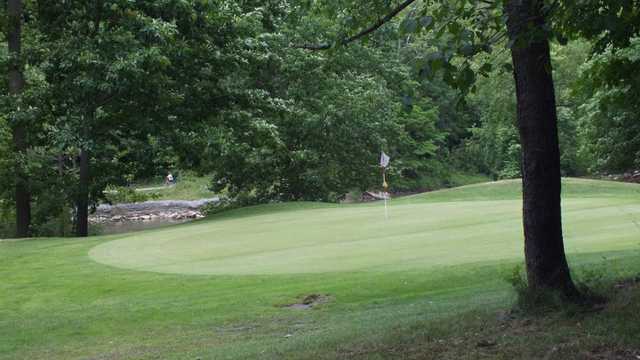 A view of a green at Par 3 from Brandywine Country Club