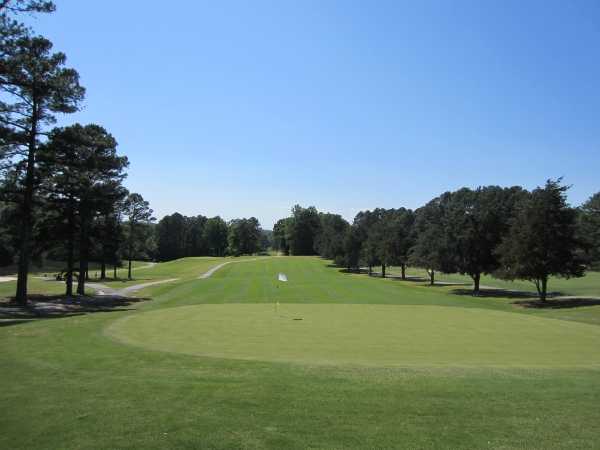 A view of hole #18 at Oconee Country Club