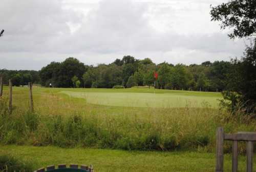 A view of a green at Billingbear Park Golf Club