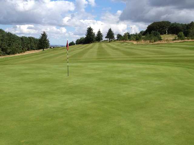 A view of a hole at Hawick Golf Club