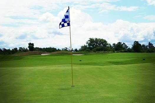 A view of a hole at Charlevoix Golf & Country Club