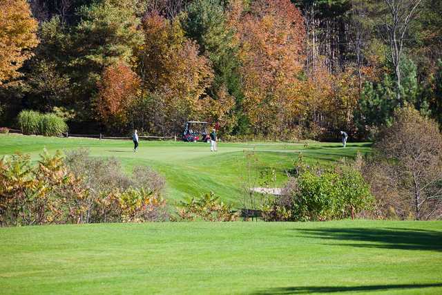 A fall view from Diamond In The Ruff Golf Club