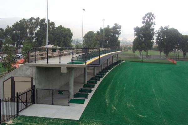 View of the driving range at Mission Hills of Hayward Golf Course