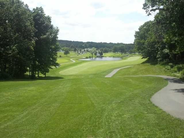 A view of a fairway at Ferncroft Country Club
