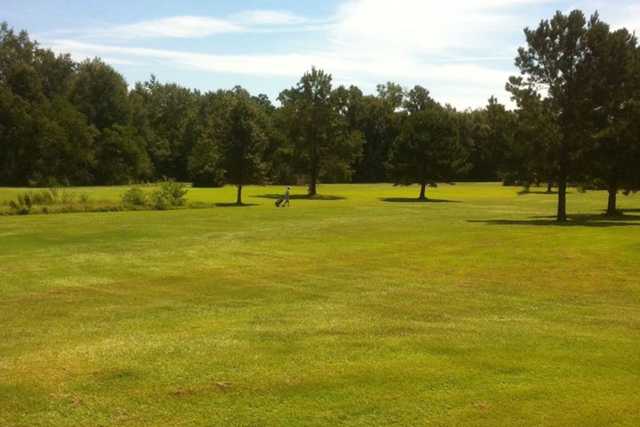 A view of a fairway at Hammond Golf Center