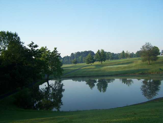 A view over the water from Cozy Acres Golf Links