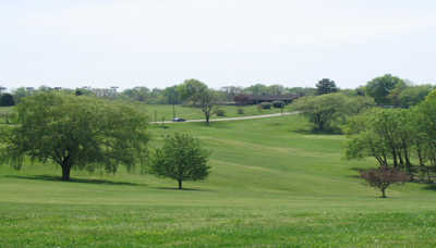 A view of a fairway at Brooke Hills Park Golf Course