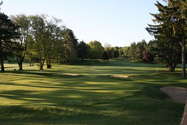 A view of a green at Bear Hill Golf Club