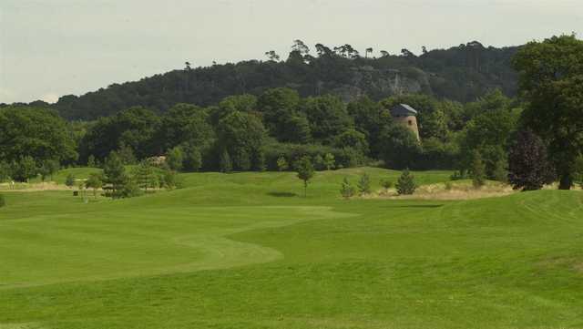 A view of a fairway at Hawkstone Park Golf Club