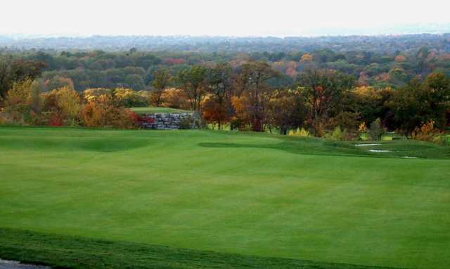 A fall view from Granite Links Golf Club At Quarry Hills.