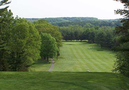 A view from tee #1 at Amesbury Golf & Country Club