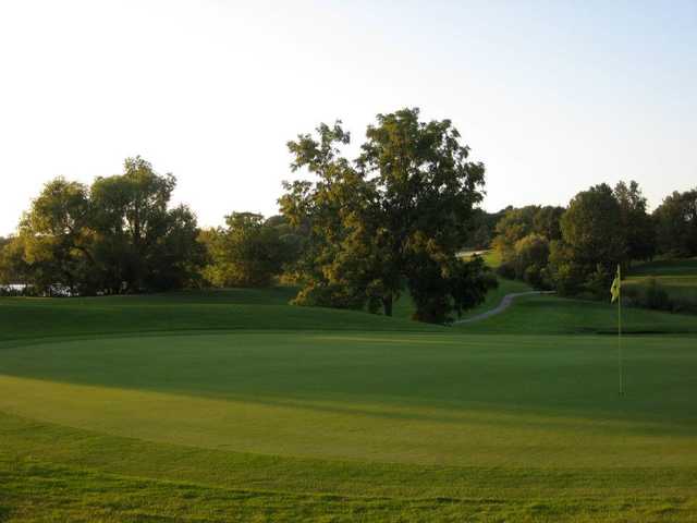 A view of a hole at Pleasant Valley Country Club