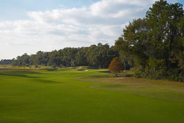 A view from a fairway at Glenlakes Golf Club