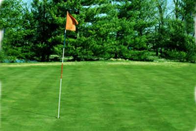 A view of a hole at The Prairies of Cahokia Golf Course