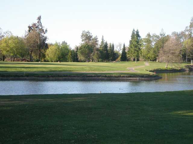 A view over the water from Dry Creek Ranch Golf Course