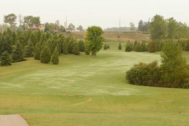 A view of a fairway at Fanshawe Golf Course